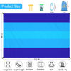 Picture of BYDOLL Beach Blanket 71''×112'' 1-8 Adults Oversized Lightweight Waterproof Sandproof Beach Blanket Large Picnic Mat Beach Blanket for Beach Travel Camping Hiking Picnic
