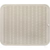 Picture of MicoYang Silicone Dish Drying Mat for Multiple Usage,Easy clean,Eco-friendly,Heat-resistant Silicone Mat for Kitchen Counter or Sink,Refrigerator or Drawer Liner Tapioca XL 18 inches x 16 inches