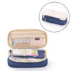 Picture of Arnuixty Colorful Large Storage Pencil Case Pen Bag with Zipper Big Capacity Pouch Organizer for Office Travel Holder Box
