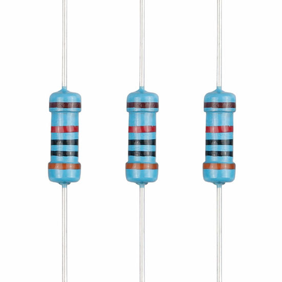 Picture of EDGELEC 100pcs 30K ohm Resistor 1/2w (0.5Watt) ±1% Tolerance Metal Film Fixed Resistor, Multiple Values of Resistance Optional