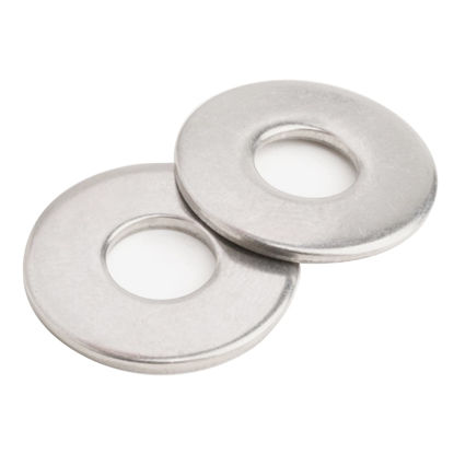 Picture of M6 Flat Washer, 18-8 (304) Stainless Steel Washers Flat, 100PCS