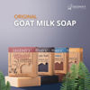 Picture of Legend’s Creek Farm Goat Milk Soap, Moisturizing Cleansing Bar for Hands and Body, Creamy Lather and Nourishing, Gentle For Sensitive Skin, Handmade in USA (Sandalwood Patchouli, Oatmeal Milk & Honey, Black Pine Tar, & Nag Champa, 4-Pack)