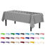 Picture of Exquisite 6 Pack - Premium Plastic Tablecloth 54in. x 108in. Rectangle Table Cover - Checkered