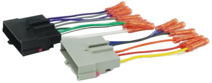 Picture of Scosche FD02BCB Compatible with 1986-97 Ford Power/Speaker Connectors / Wire Harness for Aftermarket Stereo Installation with Color Coded Wires and Pre-installed Wire Connectors