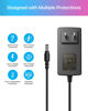 Picture of ZOSI DC 12V 1A 1000mA US CCTV Power Supply Adapter 3m Long Power Cords for Home Security Camera Surveillance System