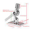 Picture of Marine VHF Antenna Mounts, Adjustable Base VHF Antenna Mount for Boat, 316 Stainless Steel, Heavy Duty, Include Installation Accessories Screws