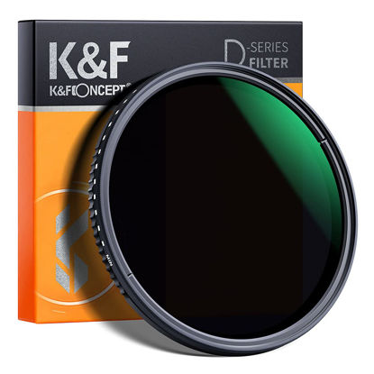Picture of K&F Concept 43mm Variable Neutral Density Filter ND8-ND2000 (3-11stop) Waterproof Adjustable ND Lens Filter with 24 Multi-Layer Coatings for Camera Lens (D-Series)