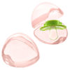 Picture of Accmor Pacifier Case, Pacifier Holder Case, Pacifier Container for Travel, BPA Free,Transparent Pink, 2 Pack