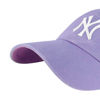 Picture of '47 MLB New York Yankees Ball Park Clean Up Adjustable Hat, Adult One Size Fits All (New York Yankees Lavender Pink)
