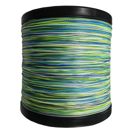 Picture of Reaction Tackle Braided Fishing Line Camo Aqua 65LB 1500yd