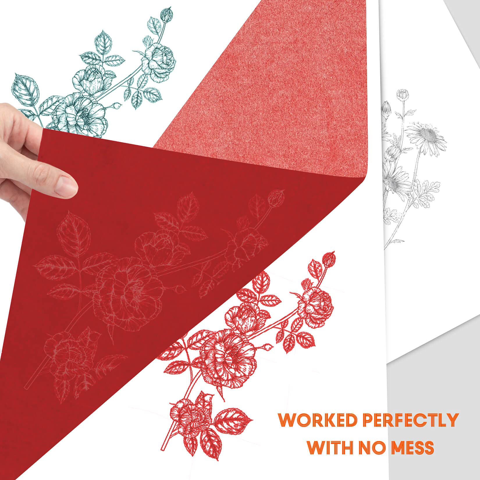 2 Large Sheets Of 26" X 42" Carbon Woodworking Transfer Paper U2013 CRE Crafts