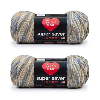 Picture of Red Heart Super Saver Jumbo Yarn, 2 Pack, Mirage