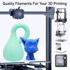 Picture of 1.75mm 3D PLA Blue Filament 6 in 1 Bundle: Yellow, Light Orange, Sky Blue, Sapphire Blue, Cyan, Lime Green; 6 Bright Colors Packed, Each 250g, 6 Spools Packed, Total 1.5Kg 3D Printing Material MIKA3D