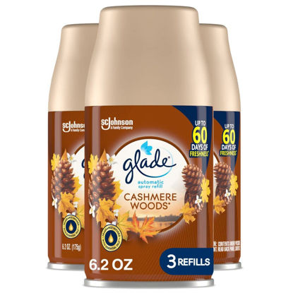 Picture of Glade Automatic Spray Refill, Air Freshener for Home and Bathroom, Cashmere Woods, 6.2 Oz, 3 Count