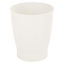 Picture of mDesign Round Plastic Bathroom Garbage Can, 1.25 Gallon Wastebasket, Garbage Bin, Trash Can for Bathroom, Bedroom, and Kids Room - Small Bathroom Trash Can - Fyfe Collection - Cream/Beige