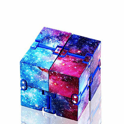Picture of Infinity Cube Fidget Toy, Stress and Anxiety Relief Toys, Fidget Toy Relaxing Hand-Held for Adults Kids, Killing Time Cool for ADD/ADHD/OCD Eoqiza