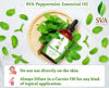 Picture of SVA Organics Peppermint Essential Oil 4 Oz - 100% Pure & Natural, Premium Therapeutic Grade Perfect for Diffuser, Skincare, Haircare, Aromatherapy, Body Massages