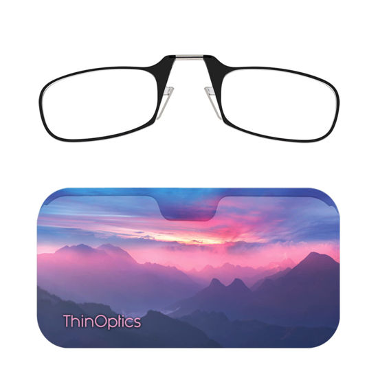 1075461 thinoptics universal pod case rectangular reading glasses alpine horizon 44mm 15 550