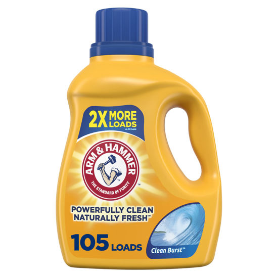 Picture of Arm & Hammer Liquid Laundry 105oz Clean Burst dual HE, 105 Loads