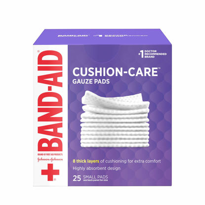 Picture of Band-Aid First Aid Gauze Pads, 2 in x 2 in, 25 ea (Pack of 1)