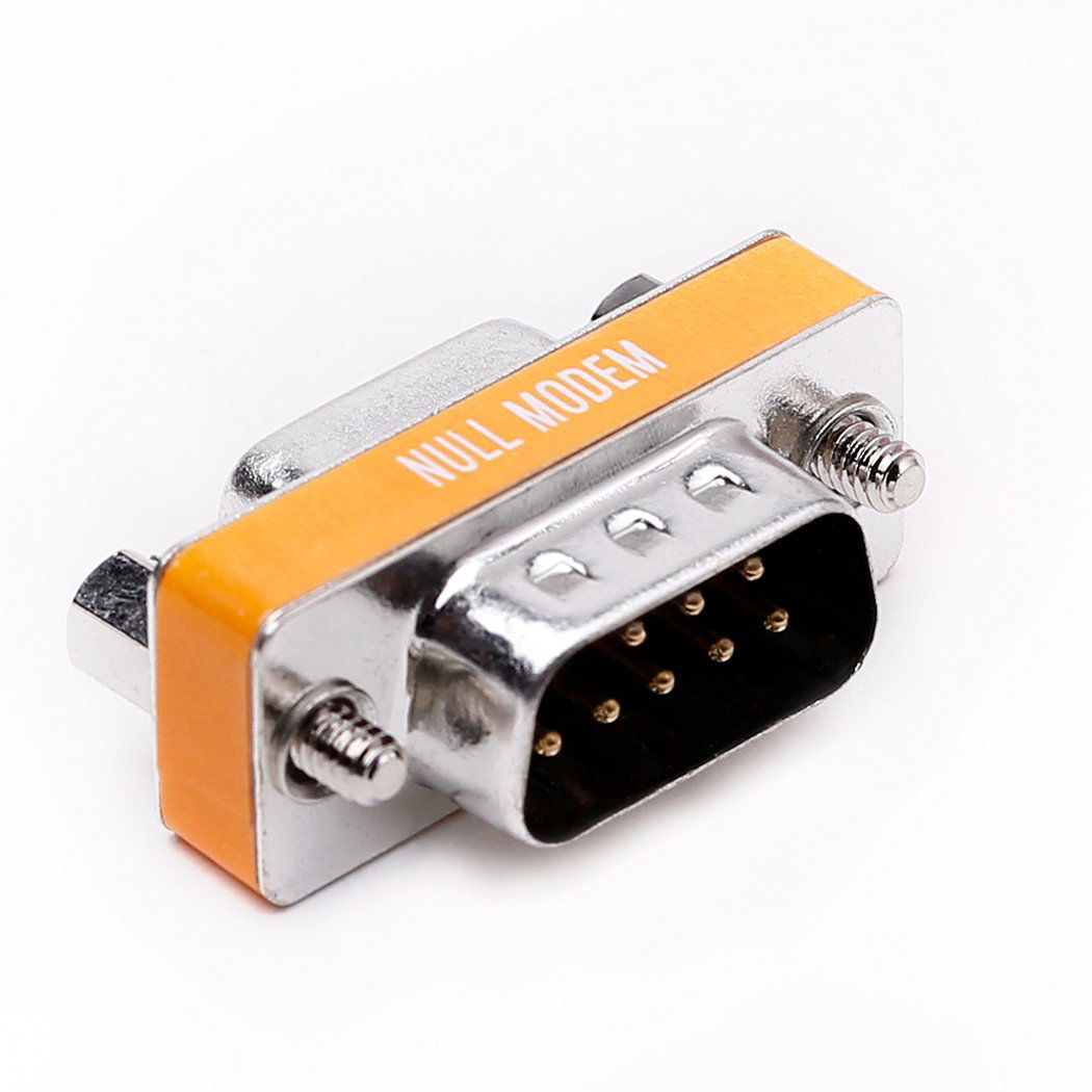 GetUSCart- DB9 null modem male to female slimline data transfer serial ...