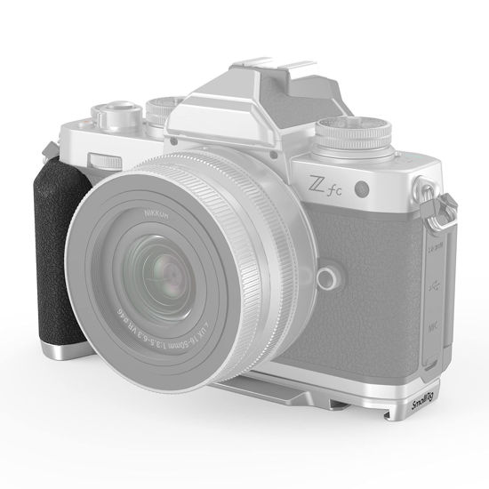 Picture of SMALLRIG Z fc Handgrip L-Shape Grip for Nikon Z fc Camera, Side Handle with 1/4"-20 Screw Mount, Retro-Style Handle with Beauty and Comfort - 3480