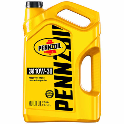 Picture of Pennzoil Conventional 10W-30 Motor Oil (5-Quart, Single-Pack)
