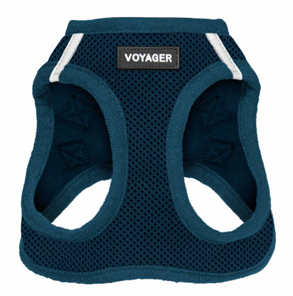 Picture of Voyager Step-In Air Dog Harness - All Weather Mesh Step in Vest Harness for Small and Medium Dogs by Best Pet Supplies - Harness (Blue), XXX-Small