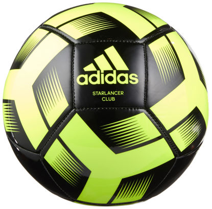 Picture of adidas Unisex-Adult Starlancer Club Ball, Team Solar Yellow/Black, 5