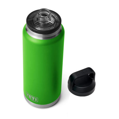 Picture of YETI Rambler 36 oz Bottle, Vacuum Insulated, Stainless Steel with Chug Cap, Canopy Green