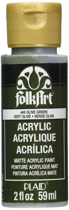 Picture of FolkArt Acrylic Paint in Assorted Colors (2 oz), 449, Olive Green
