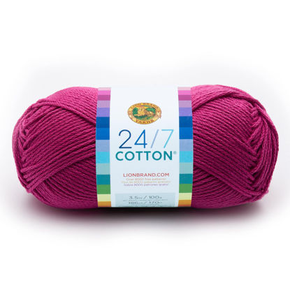 Picture of (1 Skein) 24/7 Cotton® Yarn, Rose