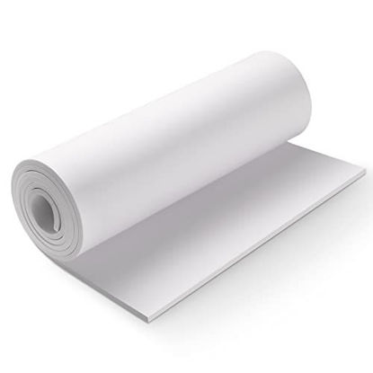 Picture of White Eva Foam Cosplay Sheets roll,Premium eva Foam 6mm Thick,49" x 13.9", High Density 86kg/m3 for Cosplay Costume, Crafts, DIY Projects by MEARCOOH…