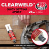 Picture of J-B Weld 50112 ClearWeld 5 Minute Set Epoxy Syringe - Clear - 25 ml