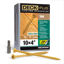 Picture of Deck Plus 48423 Wood Screws #10 x 4", Tan, 1lb Box, 43 pieces