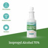 Picture of Jermee Isopropyl Alcohol (IPA) 70% Purity - USP/Medical Grade - First Aid Antiseptic, Topical Rubbing Alcohol, Made in The USA, 32 Ounce, 2 Pack
