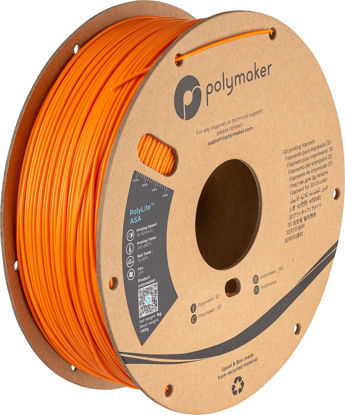 Picture of Polymaker ASA Filament 1.75mm Orange, 1kg ASA 3D Printer Filament, Heat & Weather Resistant - ASA 3D Filament Perfect for Printing Outdoor Functional Parts, Dimensional Accuracy +/- 0.03mm
