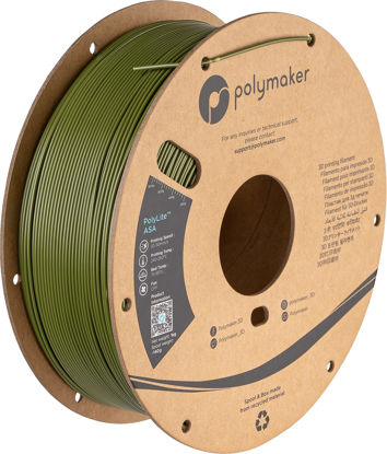 Picture of Polymaker ASA Filament 1.75mm Army Green, 1kg ASA 3D Printer Filament, Heat & Weather Resistant - ASA 3D Filament Perfect for Printing Outdoor Functional Parts, Dimensional Accuracy +/- 0.03mm