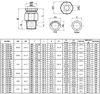 Picture of 10mm Push to Connect Fittings Air Fittings,CEKER 10mm x 1/2" NPT Male Thread Air Lines Quick Connect Fittings Pneumatic Fitting 10mm Tubing Fitting Push in Connector Air Hose Fittings 2Packs