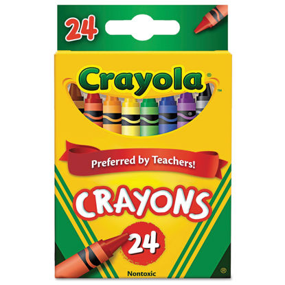 Picture of Classic Color Crayons, Peggable Retail Pack, 24 Colors