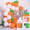 Picture of MOMOHOO Orange Balloons Different Sizes - 100Pcs 5/10/12/18 Inch Burnt Orange Balloons Halloween Balloons Orange, Thanksgiving Balloons Decorations Fall Balloons, Little Cutie Baby Shower Decorations