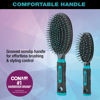 Picture of Conair Salon Results Hairbrush, 1 Travel Hairbrush and 1 Full-Sized Brush Included, Hairbrushes for Women and Men, Color May Vary, 2 Pack
