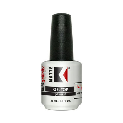 Picture of KUPA GelFinity Gel Topcoat Matte Finish 0.5oz