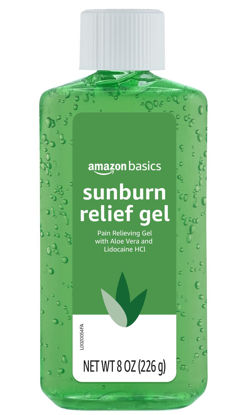 Picture of Amazon Basics Sunburn Relief Gel with Aloe Vera, 8 Oz (Previously Solimo)