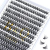 Picture of Lash Clusters 40D-0.07C-9-16MIX B&Q LASH Individual Lashes 280 Clusters False Eyelash 20D 30D 40D Lash Clusters Extensions Individual Lashes Cluster DIY Eyelash Extensions at Home (40D-0.07C,9-16MIX)