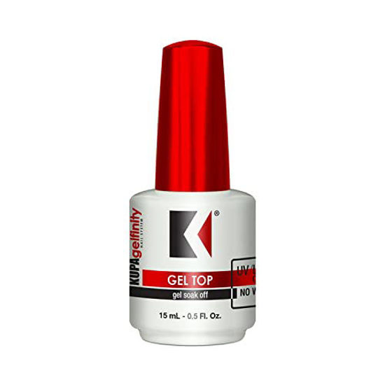 Picture of KUPA GelFinity - Soak Off Gel - Top Coat Glossy Finish (No-Wipe) 0.5 Fl Oz