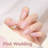 Picture of GAOY Jelly Nude Gel Nail Polish, 16ml Sheer Pink Translucent Gel Polish, UV Light Cure for Nail Art DIY, 1710 Pink Wedding