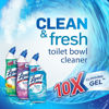 Picture of Lysol Toilet Bowl Cleaner Gel, For Cleaning and Disinfecting, Stain Removal, Forest Rain Scent, 24oz