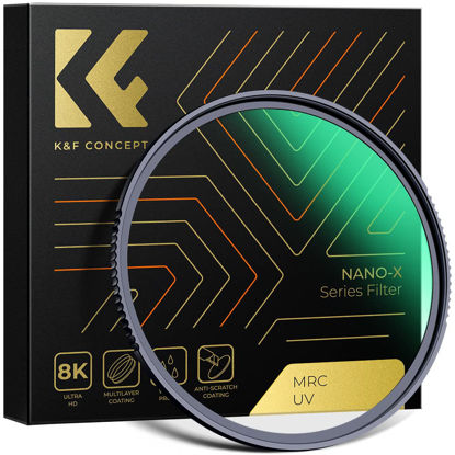 Picture of K&F Concept 40.5mm MC UV Protection Filter with 28 Multi-Layer Coatings HD/Hydrophobic/Scratch Resistant Ultra-Slim UV Filter for 40.5mm Camera Lens (Nano-X Series)