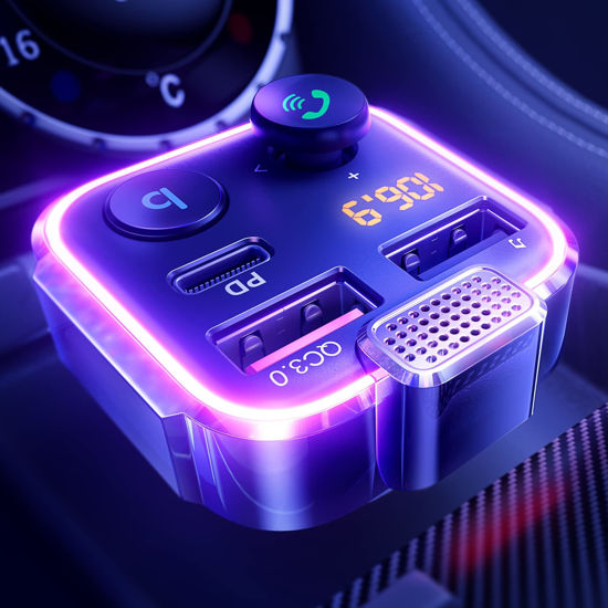 GetUSCart- AINOPE 2023 Upgrade Bluetooth FM Transmitter for Car